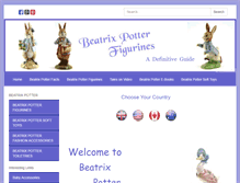 Tablet Screenshot of beatrix-potter-figurines.co.uk